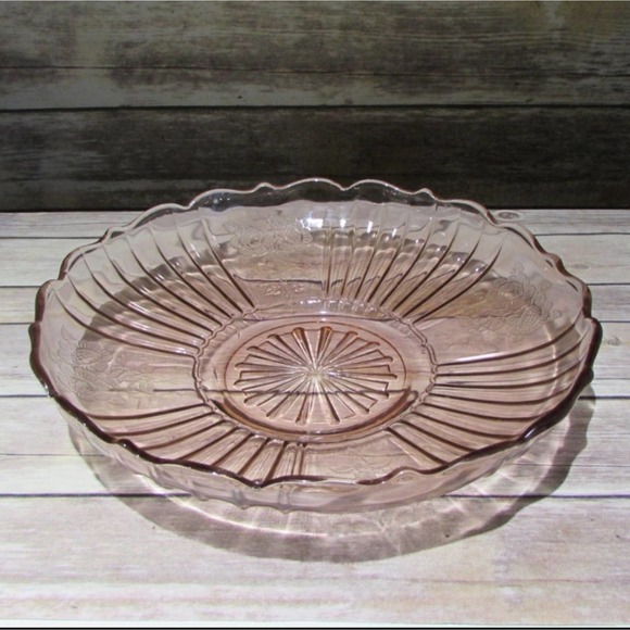Vintage Pink Glass Bowl